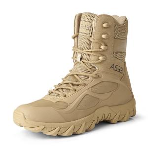 Wholesale High Top Tube Tactical Military Boots Breathable Outdoor Men'S Combat Desert Boots for Mountaineering from china suppliers