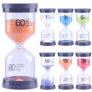 Wholesale Safety Colorful 1 3 5 Minute Hourglass Sand Timer For Kids Game from china suppliers