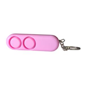 Wholesale 120db Safesound Personal Keychain Alarm For Ladies' Handbag Decoration In Pink Color from china suppliers