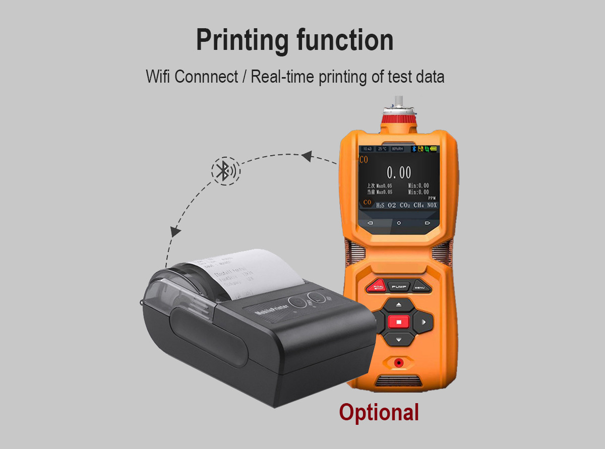 Pm1 Pm10 Pm2.5 Wireless Portable Air Quality Detector Industrial Dust Monitor