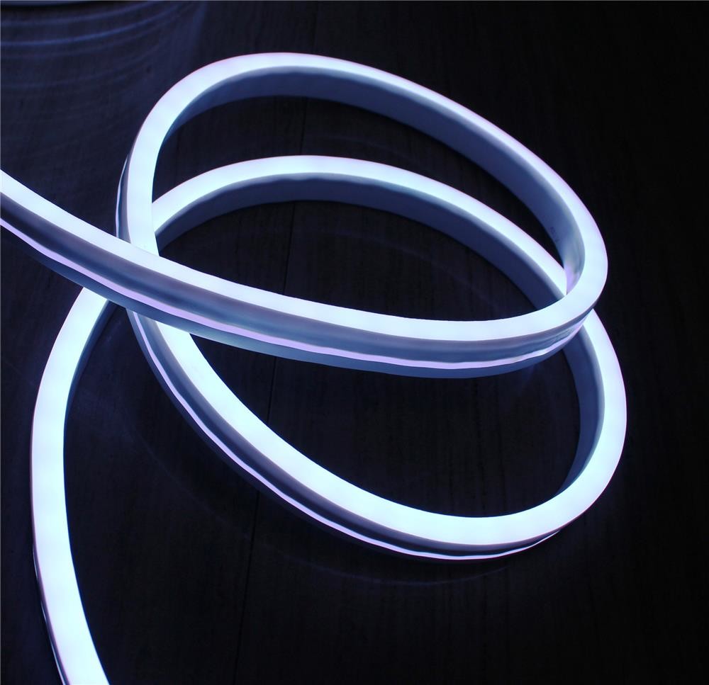 110V ultra thin square dmx RGB led flex neon flat surface 11x19mm China supplier