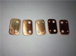 Pure Copper Tags Metal Stamping Parts , Blank Progressive Sheet Metal Dies