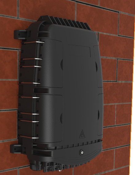 Pre-connectorized Optical Fiber Distribution Box GFS-16Q-1 IP68 378*255*116mm 16 pre-connected adapter aerial-mount