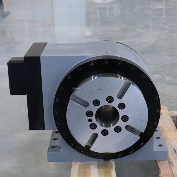 High Rigidity Direct Drive Torque Motor Rotary Table 4th Axis Horizontal