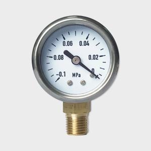 Wholesale Brass Connection Vacuum Pressure Gauge 40mm Stainless Steel Case from china suppliers