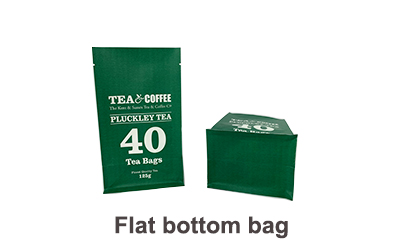 BOPP CPP Food Grade Organ Bag Tea Vacuum Packaging Offset Printed Recyclable Glossy Silver Foil Milk Powder Green Tea Biscuits