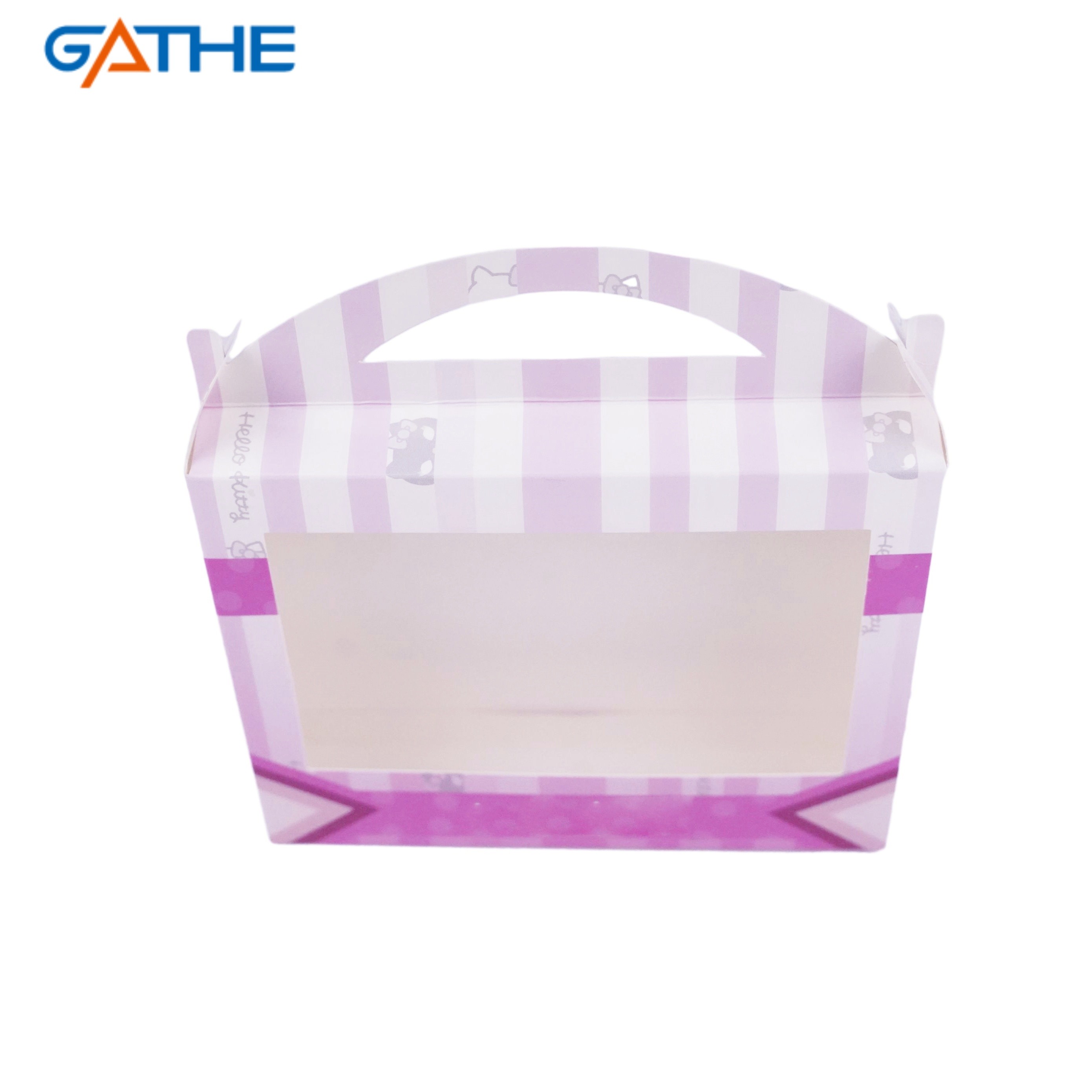 Custom Design Packaging Box Dolls Makeup For Girls Window Display Box With Handle