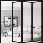 Double Tempered Aluminium Sliding Patio Doors Waterproof Window Glass