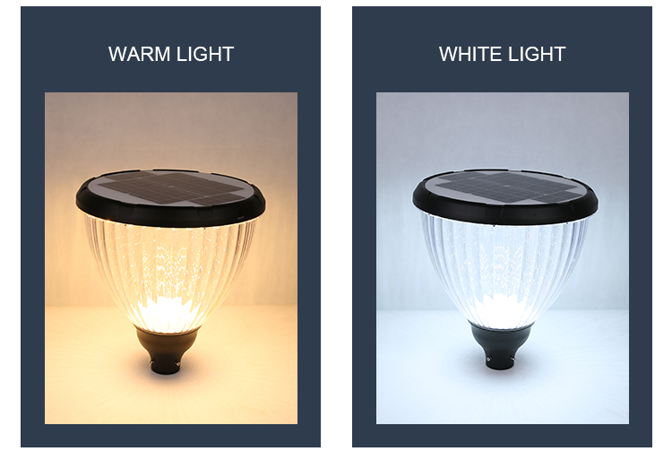 IP65 No Wiring LED Solar Garden Lamp With Battery 3.2/26000mAh, Courtyard Decorative Solar Street Lights