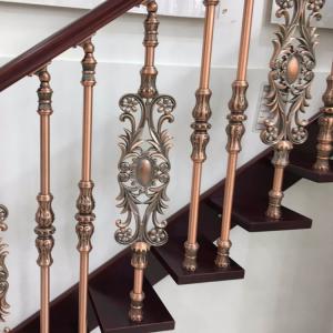 Wholesale 1000mm Height Transparent Acrylic Stair Railing Luxury Aluminium Handrails For Stairs from china suppliers