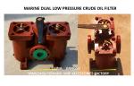 FUEL SEPARATOR OUTLET DOUBLE OIL FILTER A50 0 0.25/0.16 CB / T425-94 BODY: CAST