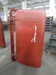 Accommodation Boat Marine Doors Red Finish Paint 10mm Thickness High Hardness