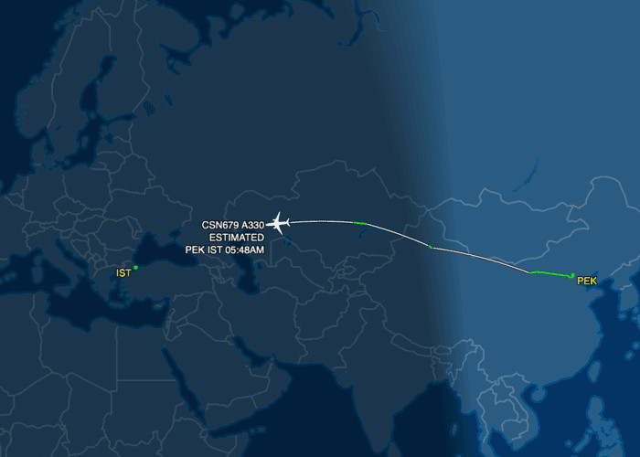 Worldwide Air Freight Transportation From China To Istanbul Turkey