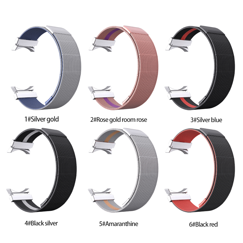 Compatible Model For Samsung Watch Series Milanese Magnetic Mesh Watch Strap Loop Band