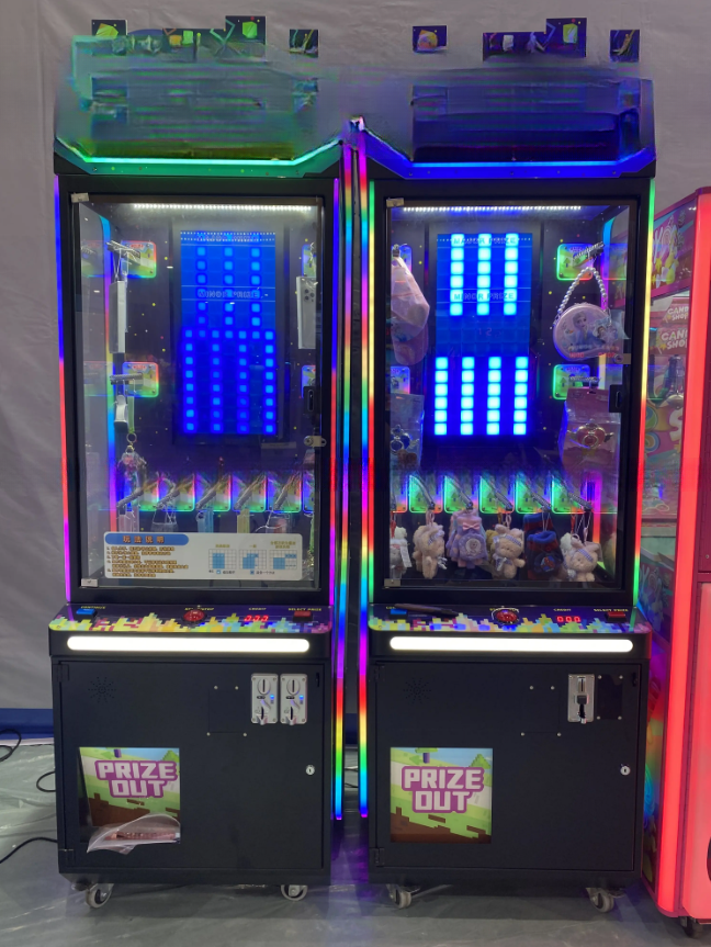 Amusement Center Prize Game Machine Brick Stacker Arcade Vending Machine