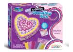 DIY Sticky Jewelry Box Arts And Crafts Set W / Glitter Gems Beads Age Five