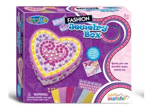 Wholesale DIY Sticky Jewelry Box Arts And Crafts Set W / Glitter Gems Beads Age Five from china suppliers