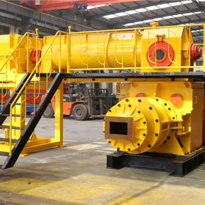 JKY55 High-Performance Double Stage Vacuum Extruder Clay Brick Making Machines for Industrial Use