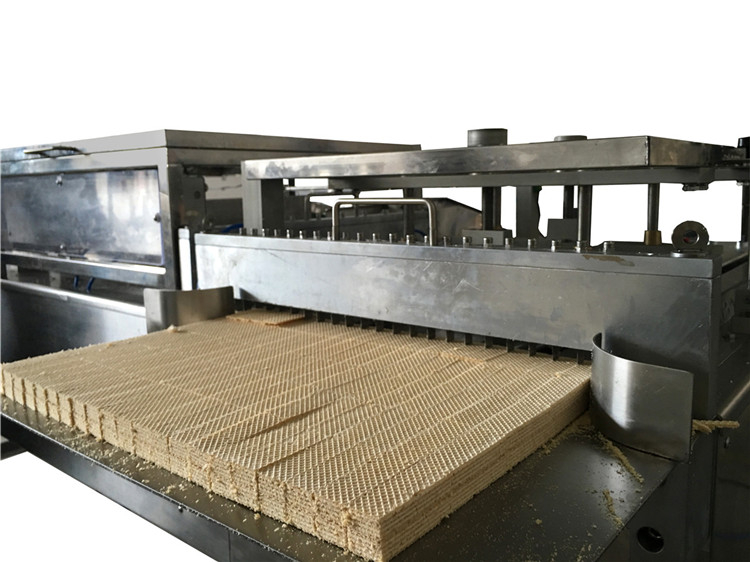 Automatic 75 Moulds 240kg/Hr Wafer Biscuit Manufacturing Equipment