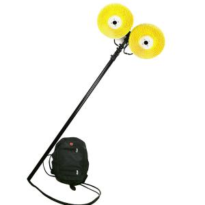 Wholesale Double Head Rotating Solar Panel Cleaning Brush Electric Water Fed Brush from china suppliers