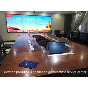 GESTTON 3 Delegates Wireless Conferencing System Touch Screen Control