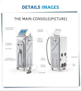 Wholesale Safety Painless 808nm Laser Hair Removal Machine For Woman'S Face / Armpit from china suppliers