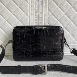 Wholesale Genuine Crocodile Belly Skin Men Small Flap Bag Waistlets Clutch Purse Exotic Real Alligator Leather Male Shoulder Bag from china suppliers