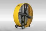 5.5KG 6.8KG Industrial Drum Fans 980x520x1000mm Housing Material Metal Poweder