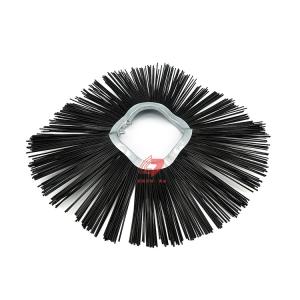 Wholesale Zig Zag Road Sweeping Brush Black Wafer With Convoluted Ring 162x540Mm from china suppliers