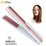 2In1 Travel Mini Cordless Hair Straightener Portable USB Rechargeable Ultralight