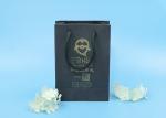 Black Eco Friendly Paper Bags Sturdy Durable Square Bottom Stand Up Easily