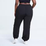 Richee Plus Size Sports Pants Womens Black Running Pants With Pockets