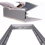 Outdoor Double Sided LED Frameless Fabric Light Box Trade Show Free Standing