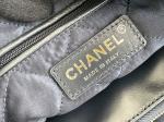 22S Calfskin Navy Chanel 22 "Trash Bag" Small Handbag ODM
