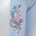 China Factory super skinny fit Light blue new style jeans