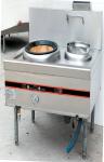 Chinese Style Gas Wok Stove One Burner One Water Pot 370W Powerful Blower