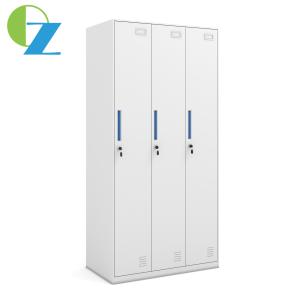 Wholesale Thin Edge Slim Metal Storage Cabinet 3 Door Steel Office Lockers Furniture from china suppliers