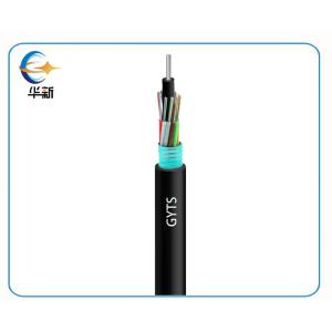 Wholesale 2-144 Cores G652d Optical Fiber Cable GYTS For Outdoor Aerial Duct And Direct Buried from china suppliers