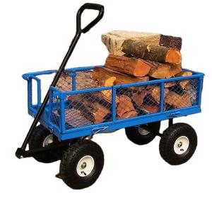 Wholesale Versatile Iron Four Wheel Garden Trolley Modern Style For Heavy Duty Work from china suppliers