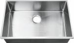 Commercial Top Mount Stainless Steel Kitchen Sink With No Faucet / Topmount