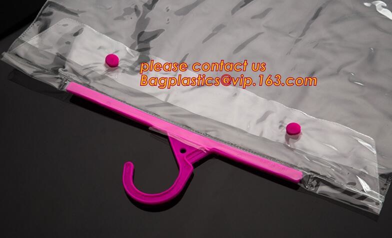 customized printing and size rigid snap handle bag/rigid handle plastic bag/handle polybag,rigid snap loop handle plasti