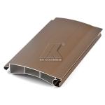 Factory Price Anodized Brown 6063 Aluminum Roller Shutter Slat Profile