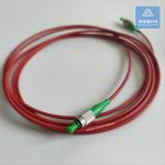 Simplex MM Stainless Steel Armored Patch Cable 2m FC APC 3.0mm Red LSZH Jacket