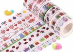 Mutlicolor Single Sided Adhesive Kawaii Decorative Washi Tape