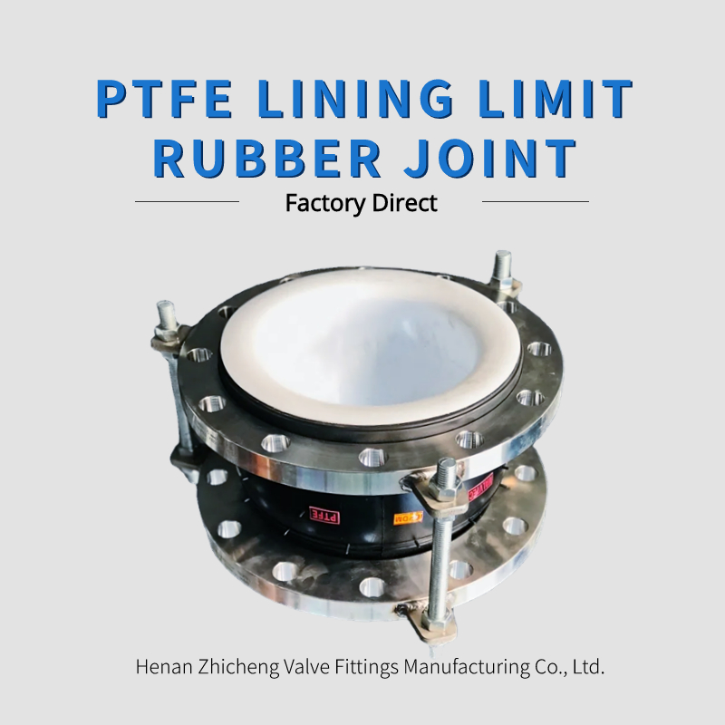 6 Inch 4 Inch Ptfe Lined Rubber Expansion Joint WRAS Ss304 Chemical Pipeline Flexible