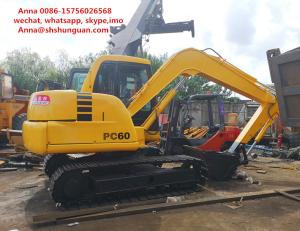Wholesale Flexible Second Hand Excavator , Komatsu Pc60 7 Excavator 6286 Kg Operating Weight from china suppliers