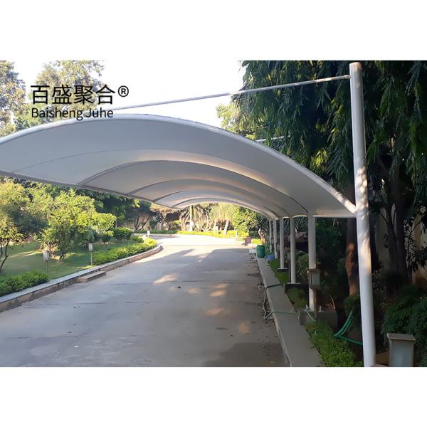 Metal Frame 2-Car Outdoor Shed Aluminium and Wood Carport Waterproof for Car