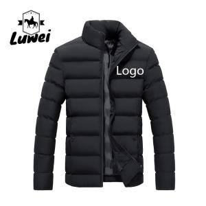 Wholesale Winter Padded Cotton Jacket Men Windproof Worsted Knitted Coat from china suppliers