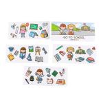 Die Cut Skateboard Luggage Adhesive Vinyl Stickers