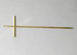 D046 Zamak Cross And Crucifix Coffin Lid Decoration Funeral Accessories gold